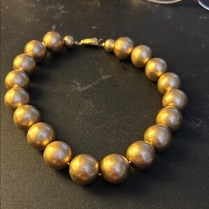 Carolee Gold Beaded Necklace